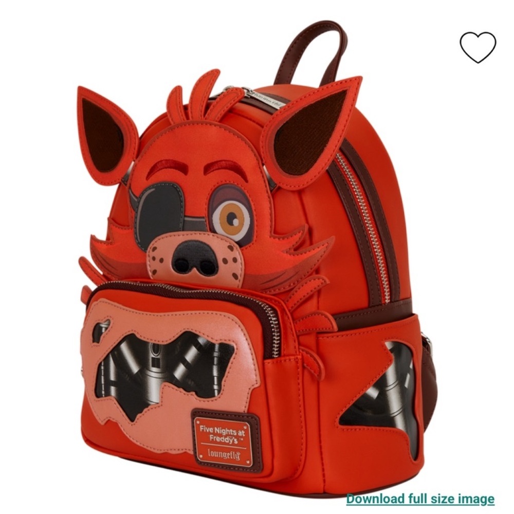 Loungefly NYCC Limited Edition Five Nights At Freddy's Foxy Cosplay Mini Backpac - Picture 2 of 6